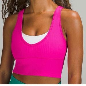 Lululemon Athletica Power Pivot Ribbed Tank Top
Sonic Pink
Size 6
